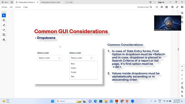Coding Best Practices Part 1