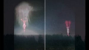 МОЛНИЯ БЬЮЩАЯ В КОСМОС "Sprite"