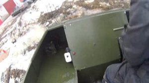 Вездеход Буйвол. Проехали просто по земле без экстрима.