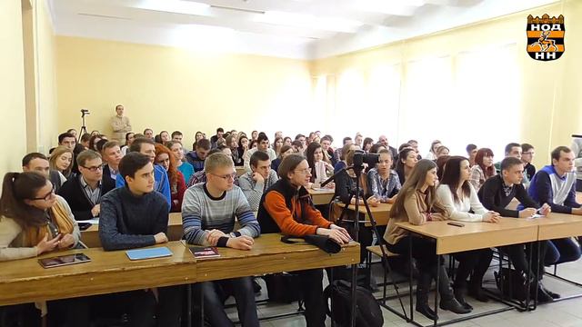 Тим Керби в ННГУ ИМОМИ 2015 10 30 - как это было... (вид на студентов) смотреть онлайн