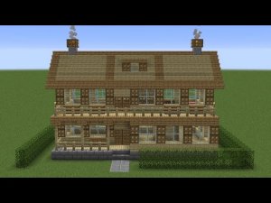 Майнкрафт - Как построить семейный дом. Minecraft