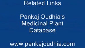 Octonary Ingredients of Selaginella plumosa Formulations: Pankaj Oudhia's Medicinal Plant Database