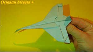 Как сделать самолёт из бумаги. Оригами сверхзвуковой самолёт Конкорд.mp4