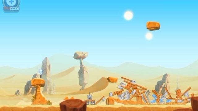 ГОНКА С СЕБУЛЬБОЙ, ОСВОБОЖДЕНИЕ ЭНАКИНА - Angry Birds Star Wars 2 - Прохождение N3 смотреть онлайн