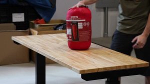 Наглядная инструкция, как быстро упаковать спальный мешок  KLYMIT  KSB или Wild Aspen  в чехол