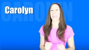 Name Game Song CAROLYN | Learn to Spell Your Name CAROLYN | Patty's Primary Songs