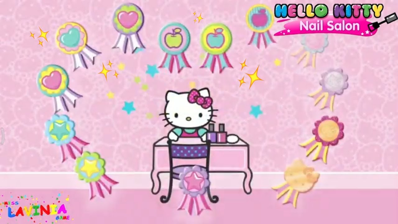 Хеллоу Китти Маникюрный салон мультик для детей ? Hello Kitty Видео игра Хеллоу Китти ? #HelloKitt