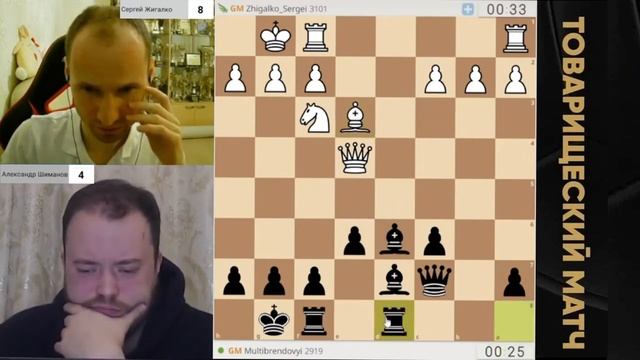 ФАРТ КУДА-ТО УБЕЖАЛ! // GM СЕРГЕЙ ЖИГАЛКО vs GM АЛЕКСАНДР ШИМАНОВ // ПАРТИЯ № 14