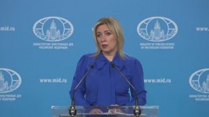 Брифинг официального представителя МИД России М.В.Захаровой, Москва, 30 марта 2023 года