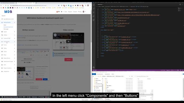 MDB Admin UI Kit - 1 min Quick Start смотреть онлайн