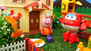 Джет и Супер Крылья помогают Свинке Пеппе! Сказки онлайн в видео для детей.