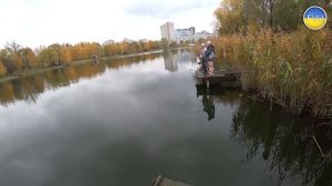 Ловля щуки на спиннинг в Ноябре   озеро 'Королек'   FishingVideoUkraine