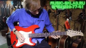 Обзор электрогитары Fender Style Stratocaster Rockset ST 01 RD