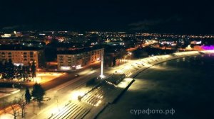 Пенза Зимние съемки с высоты. Penza aerial drone.