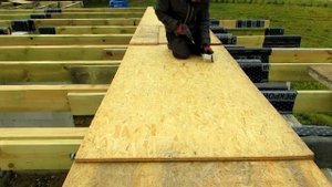 Временный пол для кладки второго этажа