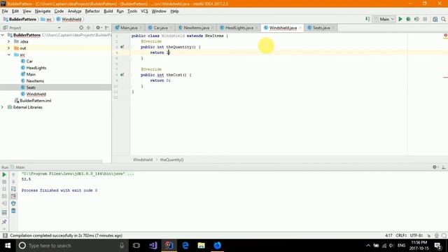 Java: Builder Design Pattern смотреть онлайн