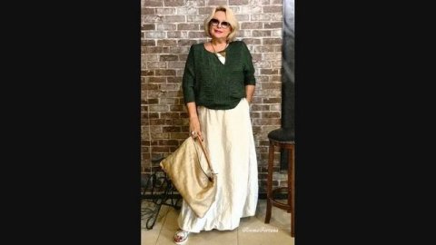Самый удобный стиль ? для полных женщин за 50 | Мода для полных 50+