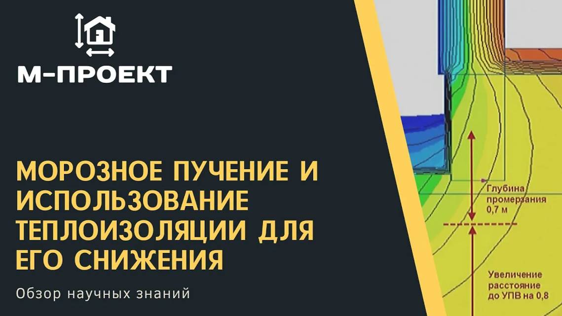 Морозное пучение и использование теплоизоляции для его снижения