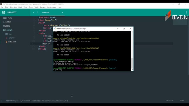 Git. Урок 4. Ветвления и слияния в Git.
