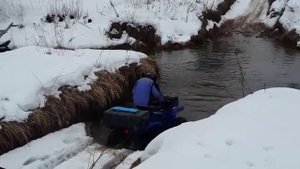 Прикол на квадроцикле