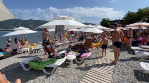 Обзор пляжа «Багамы» в Геленджике на 22 августа 2022 / лечь негде в этом Человейнике