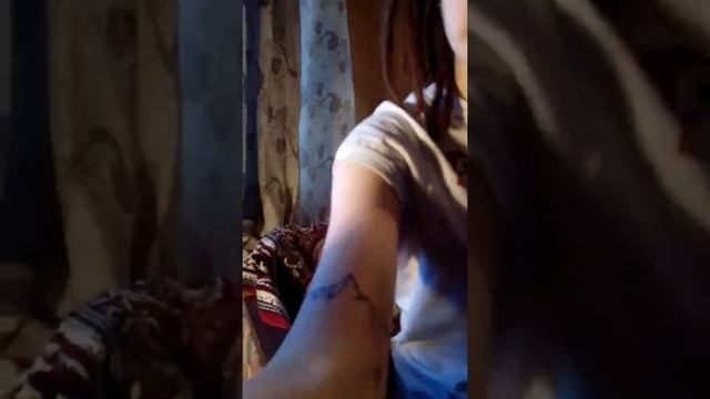 домашняя татуировка (time lapse) хендпоук Hand Poke Tattoo