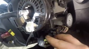 Nissan Juke замена подрулевого шлейфа.