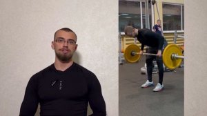 Упражнение на спину со штангой