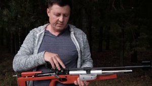 "Юниор-2Б" пневматическая винтовка с встроенным ручным насосом