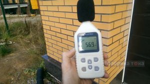 Шум газового генератора SDMO Kohler RESA 14 (10 кВт)