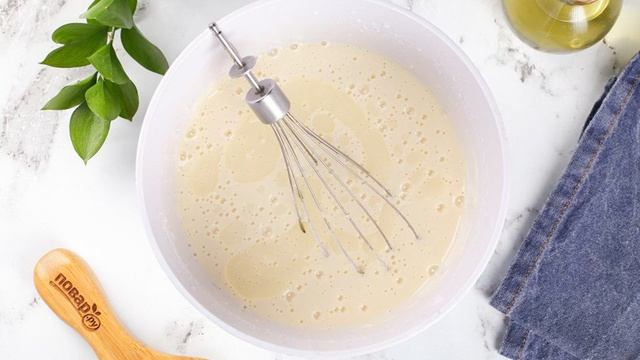 Блины из блинной муки на кефире