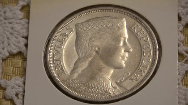 Latvia 5 Lati Coins