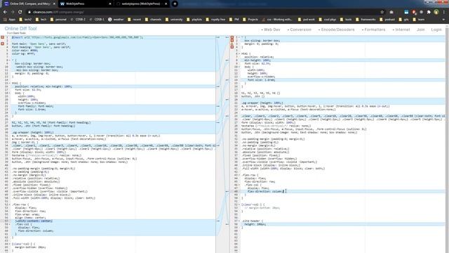 Compare Code Difference From Two Files Side by Side Online | Code Comparison Tool смотреть онлайн