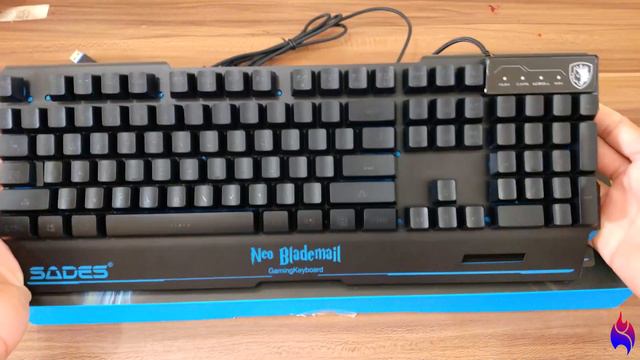UNBOXING & REVIEW KEYBOARD GAMING MURAH | SADES NEO BLADEMAIL смотреть онлайн