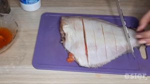 Камбала запеченная в духовке