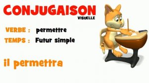 CONJUGAISON = permettre = Futur simple