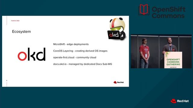 OKD Community Update Vadim Rutkovsky & Christian Glombek Red Hat OKD Working Group OSCG 2022 Spai смотреть онлайн