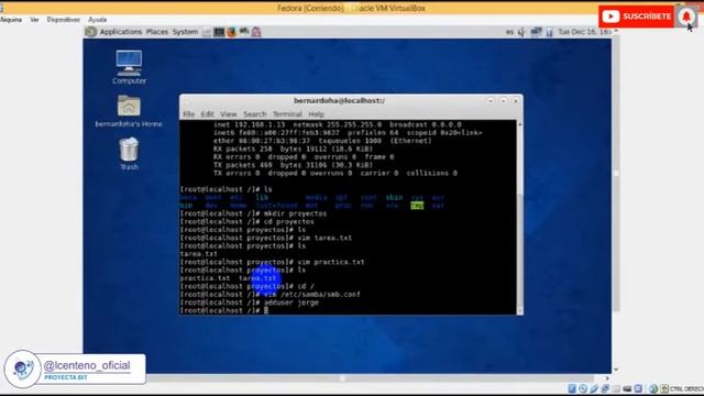 Linux: Instalar Samba - Compartir archivos y carpetas смотреть онлайн