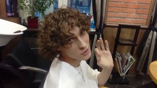 Мужская завивка. Хим завивка мужская - стильные кудри, модные завитки.