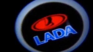 Беспроводная лазерная проекция логотипа в двери Лада