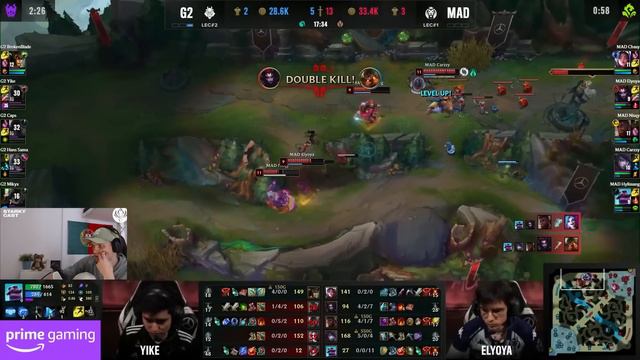 ЕВРОПА ИГРАЕТ НА ВЫЛЕТ | G2 VS MAD LIONS | MSI PLAYOFF 2023