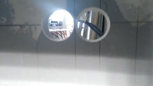 Пенал со стальной рамой под навес раздвижных дверей - обшивка Knauf ГВЛ, ГКЛ Сапфир
