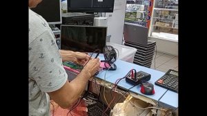 Контрольный запуск материнской платы ноутбука Asus X550CC по заказу 18071.