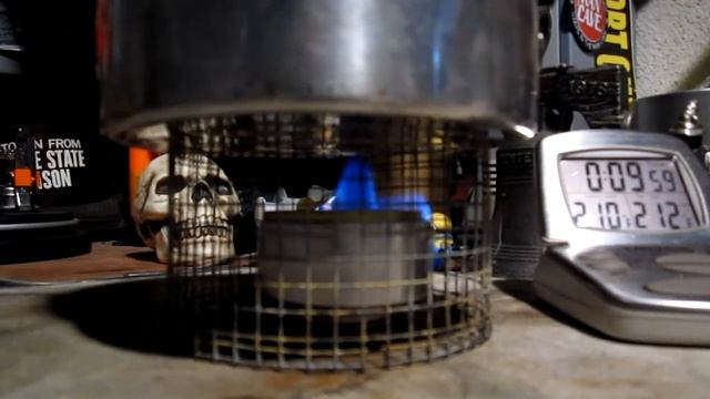 Zelph's StarLyte Alcohol Stove - Simmer Ring - Boil Test #2 смотреть онлайн