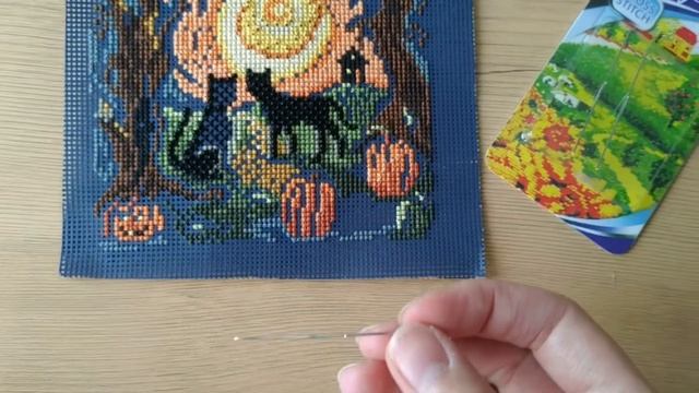 12. Вишивка Mill Hill Moonlit kitties смотреть онлайн