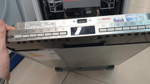 Посудомойка Bosch. Настройка жёсткости воды! смотреть онлайн