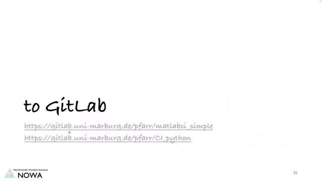 GitLab CI & Code Review - NOWA Workshop