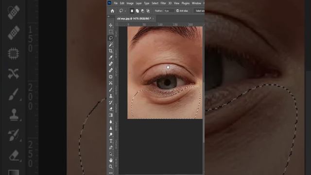 huong dan cách xóa quầng mắt bằng photoshop 2022 ➤ Kiến thức đồ họa 4D