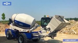 Самоходный бетоносмеситель с самозагрузкой AS-2.6 в Казахстан#aimix #бетономешалка #миксер