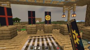 ФЛАГ ОГНЕННОГО ДРАКОНА МАЙНКРАФТ